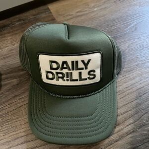 Daily Drills Green Trucker Hat